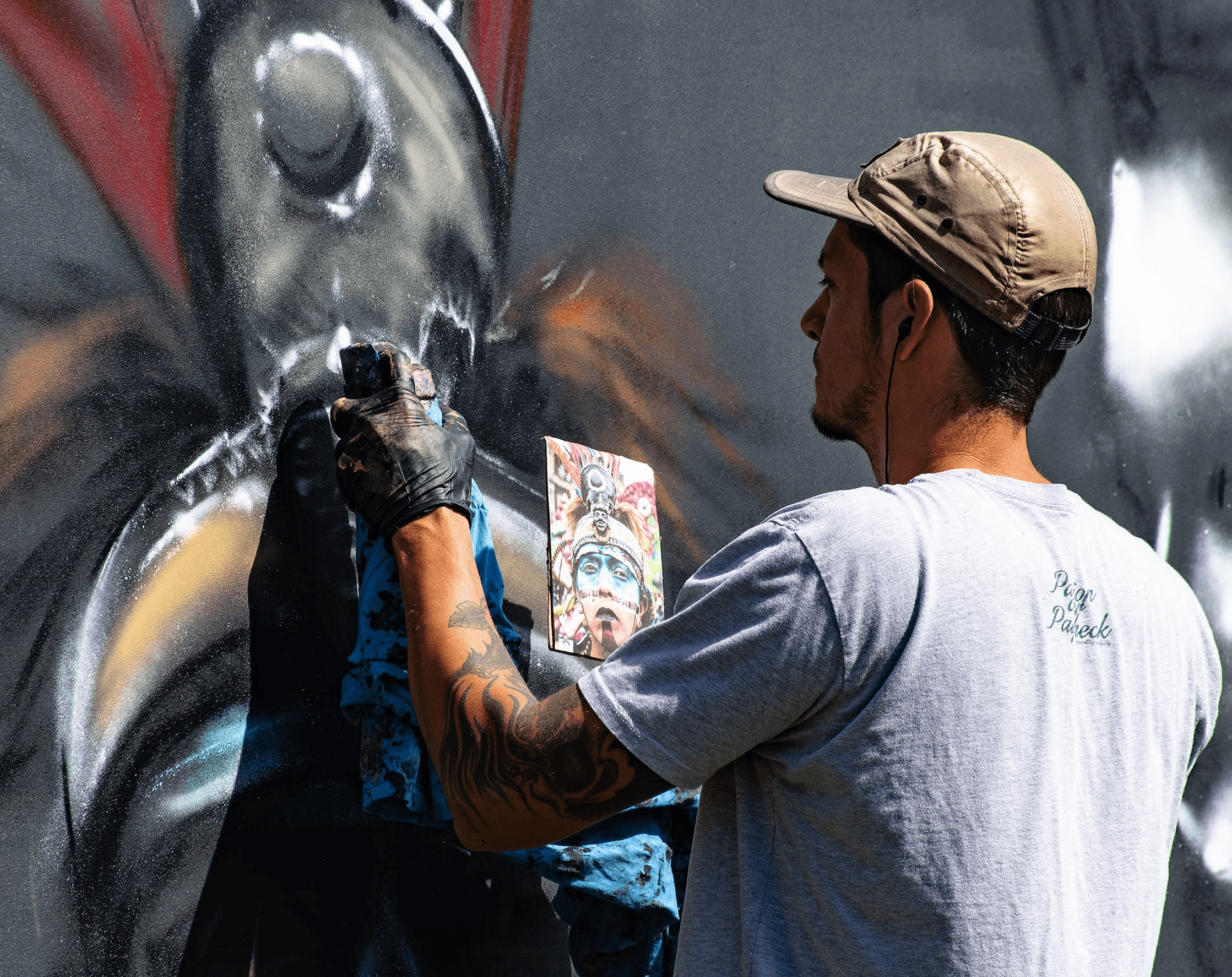 The street art that expressed the world's pain
